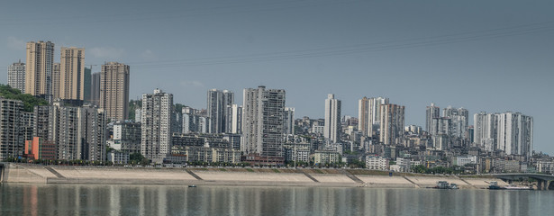 Stadt am Yangtse, China
