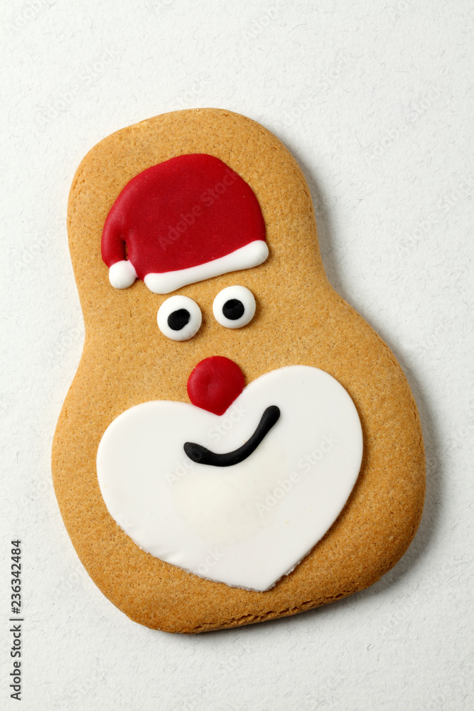 Sticker christmas biscuit or cookie