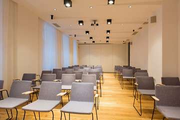 Interior of presentation room
