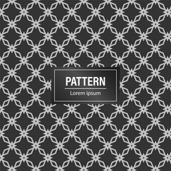 Minimal geometric pattern background. Black pattern background