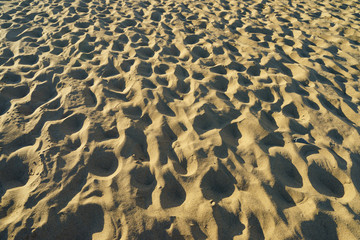 Fototapeta na wymiar Sandy World - Maspalomas Dunes (Gran Canaria island)