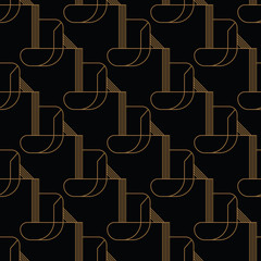 simple art deco geometric wallpaper pattern