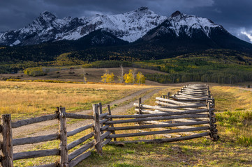 Fototapeta na wymiar Colorado Fence