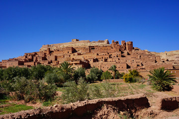 Fototapeta na wymiar Ait Ben Haddou, UNESCO, historical village, movie village, Ouarzazate, Africa, Morocco