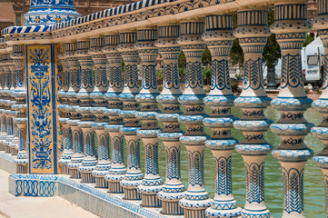 Plaza de España, Sevilla, Andalusien, Spanien