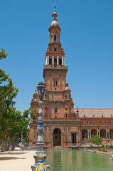 Plaza de España, Sevilla, Andalusien, Spanien