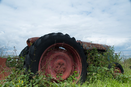 Abandoned tracktor