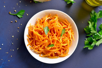 Healthy carrot salad