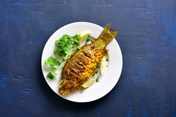 Grilled fish