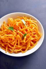 Healthy carrot salad