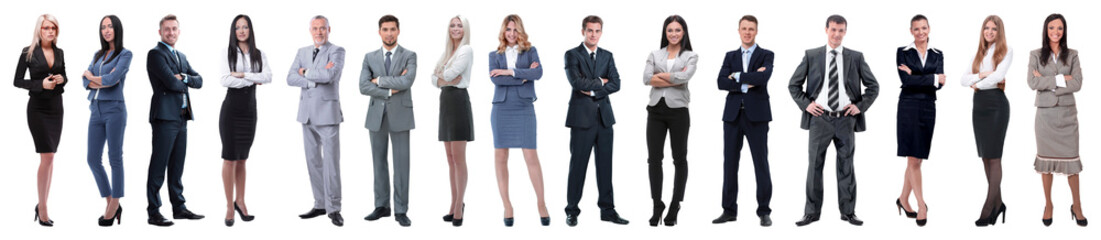 Young attractive business people - the elite business team