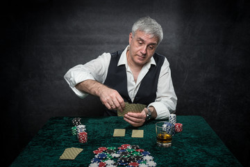 Poker, Spieler, Glück, Casino