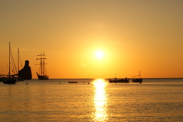 atardecer