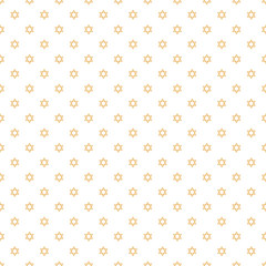 Star of David Seamless Pattern - Gold Star of David design made for Hanukkah