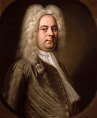 Fotobehang Portrait of Georg Friedrich Handel © caifas
