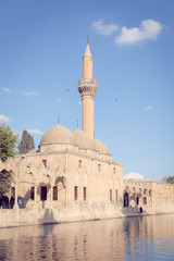 Halil Ur-Rahman Mosque near Pool of Sacred Fish (Pool of Abraham), Sanliurfa Province, Turkey. 