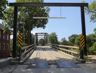 Old Bridge With Trees