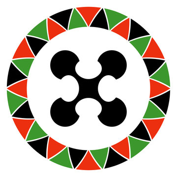 Kwanzaa Principle of Collective Work and Responsibility - Symbol for Kwanzaa principle of ujima