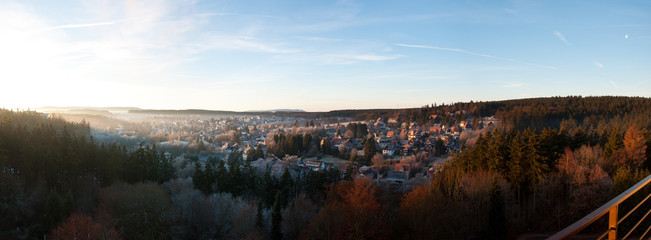 Winter view across Braunlage