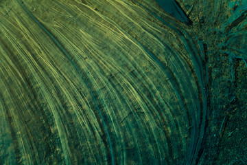 Abstract wallpaper/background streaks and swirls in colored water
