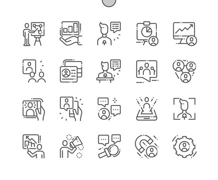 Engaging Presentations Well-crafted Pixel Perfect Vector Thin Line Icons 30 2x Grid for Web Graphics and Apps. Simple Minimal Pictogram