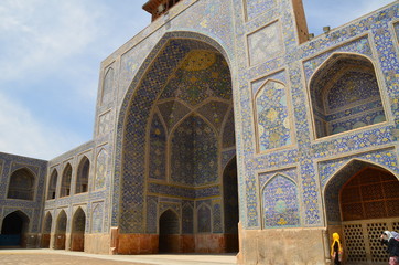 Fototapeta na wymiar Moschea sciita di Isfahan Persia iran