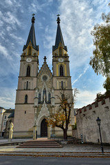 Fototapeta premium Church of the Admont Abbey. Town of Admont, state of Styria, Austria.