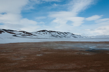 Iceland volcanic landscape