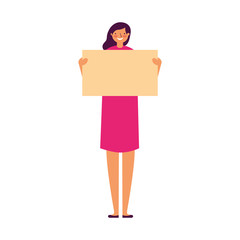 people holding banners