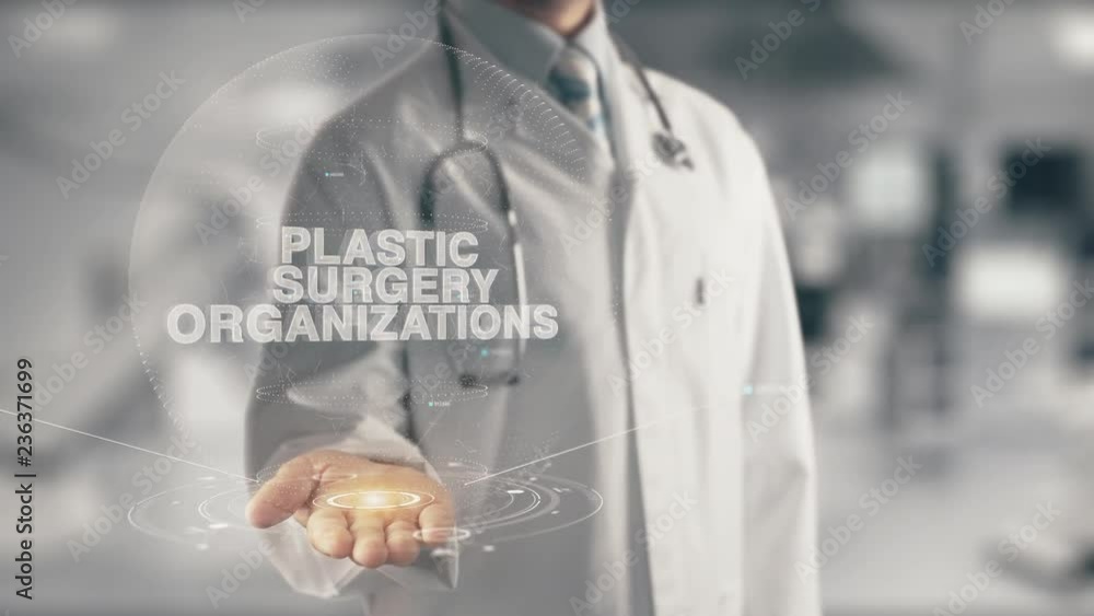 Canvas Prints doctor holding in hand plastic surgery organizations‎