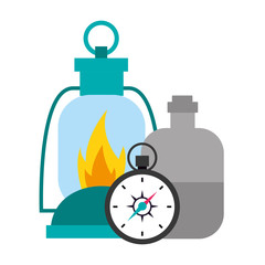 camping summer concept