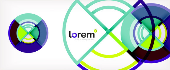 Obraz premium Modern geometric abstract background