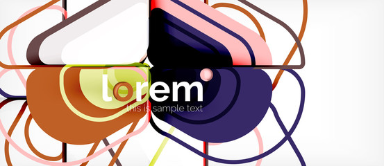 Fototapeta premium Geometric abstract background