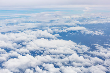 飛行機からの眺め（雲）