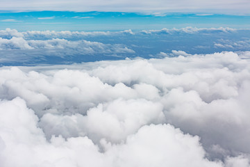 飛行機からの眺め（雲）