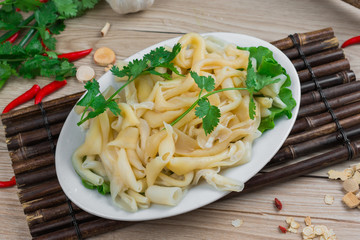 Fresh pork beef aorta