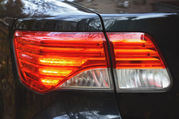 rear light of modern car