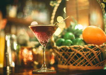Cocktail close up 