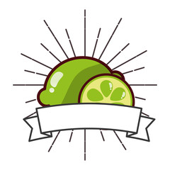 fresh organic fruit lemon banner