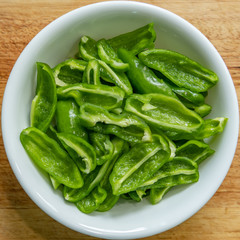 Fresh Green Peppers