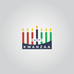 happy kwanzaa design template