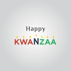 happy kwanzaa design template