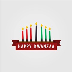 happy kwanzaa design template