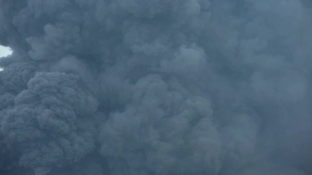 Mt Bromo a remote erupting active volcanic mountain volcano Java Indonesia