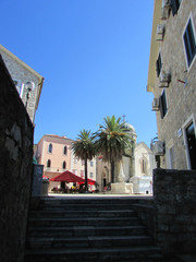 Fototapeta premium Herceg Novi main square, Montenegro