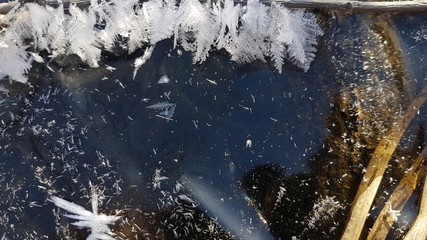 Frost on ice 4
