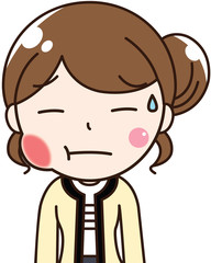 女性会社員OLの虫歯で歯が痛い