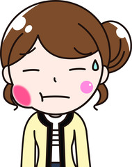 女性会社員OLの虫歯で歯が痛い