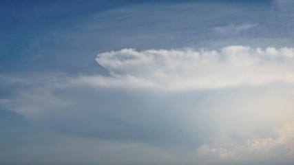 blue sky with clouds