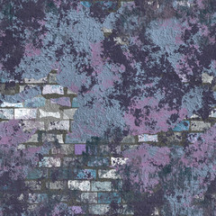 Grunge brick wall seamless background or texture